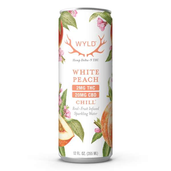 White Peach 1:10 THC:CBD Sparkling Beverage (4-pack)
