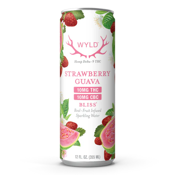 Strawberry Guava 1:1 THC:CBC Sparkling Beverage 10mg (4-pack)
