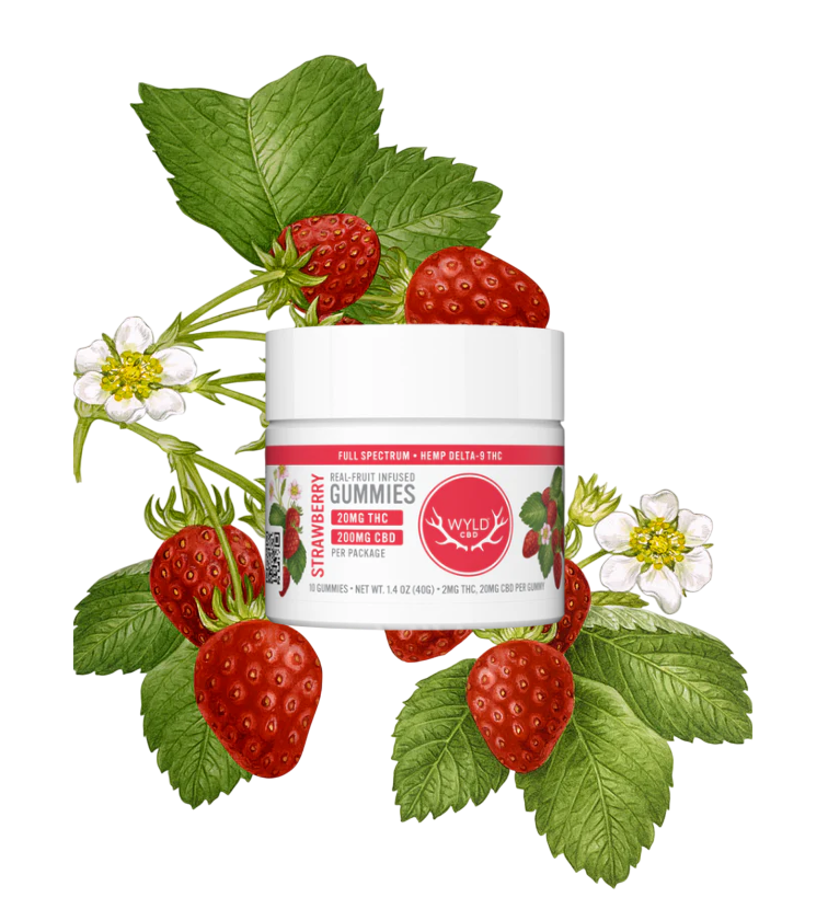 Strawberry 10:1 CBD:THC Gummies (10ct)