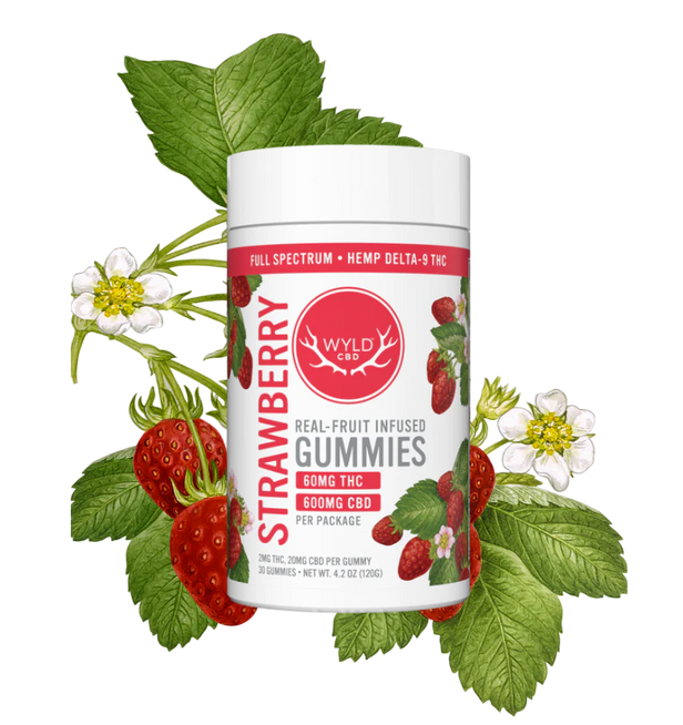 Strawberry 10:1 CBD:THC Gummies (30ct)