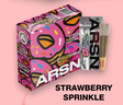 Strawberry Sprinkle Donut Double Donut 2x2 Hashhole