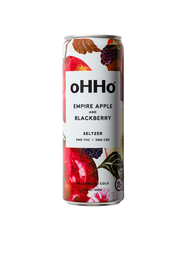 Empire Apple & Blackberry 3mg THC Seltzer – Pack of 4