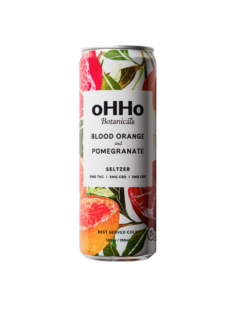 Blood Orange & Pomegranate 5mg Seltzer (4-pack)