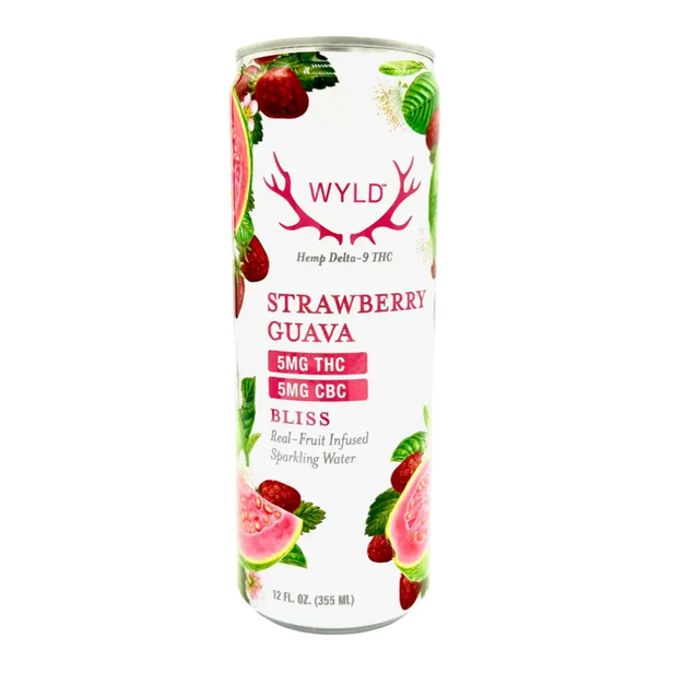 Strawberry Guava 1:1 THC:CBC Sparkling Beverage 5mg