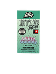 Litty AF Blend White Gummy vape cartridge packaging on a white background