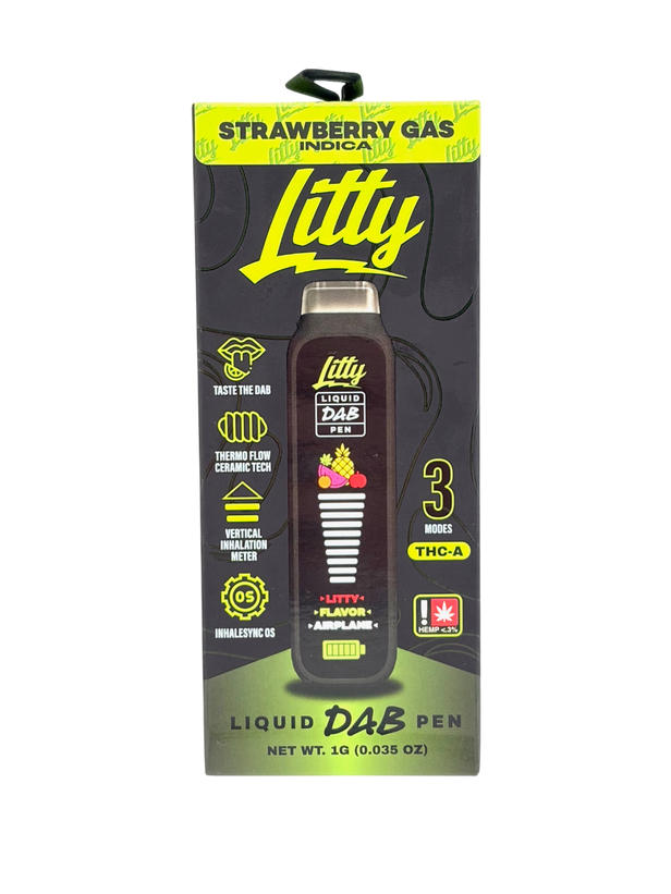 Strawberry Gas Liquid Dab Pen 1g